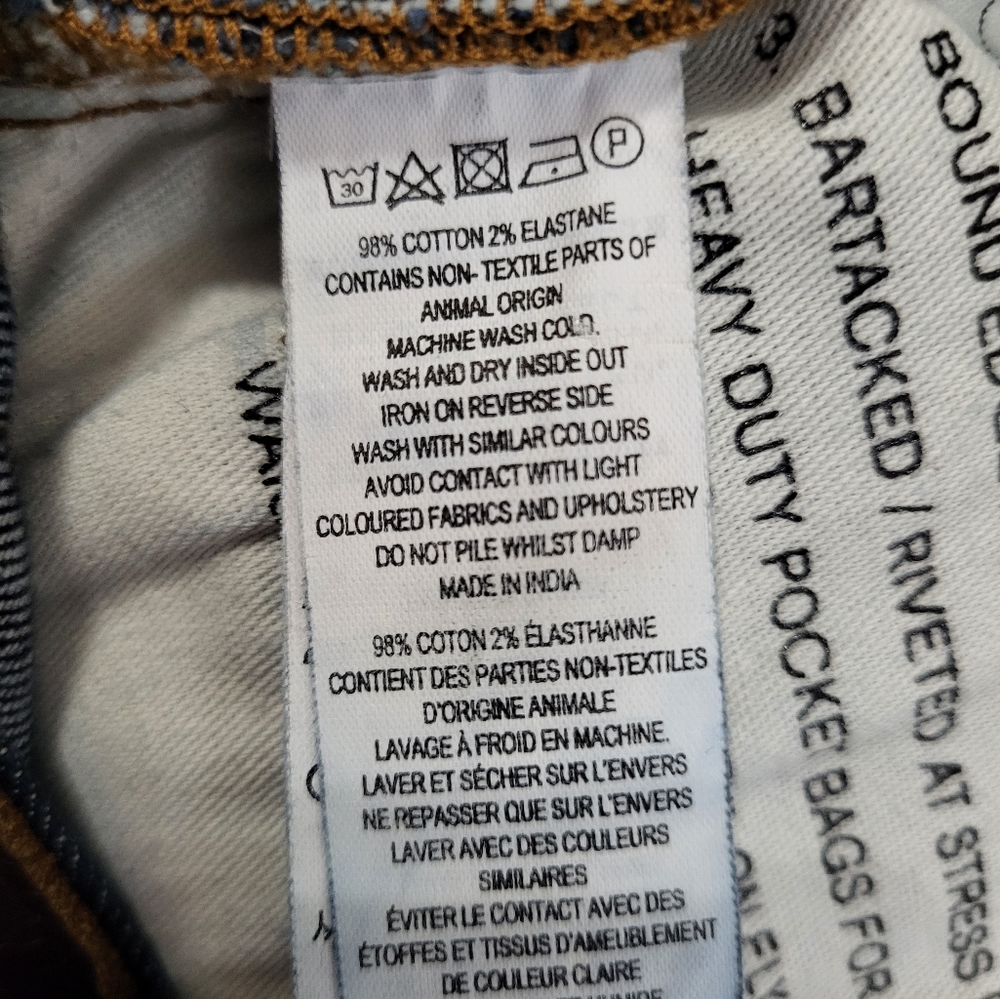 French Connection Women's Slim Fit Jeans Dark Blue Sz 28 - Picture 7 of 7